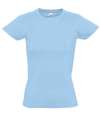 11502 Ladies Imperial SOL'S Ladies Imperial Heavy T-Shirt sky blue colour image